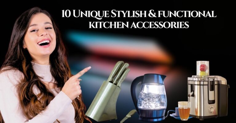 Stylish & functional kitchen accessories