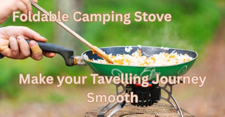Foldable camping stove
