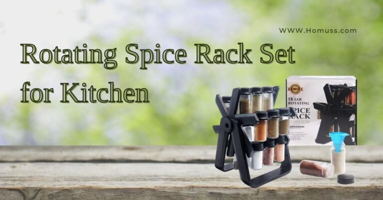 Rotating Spice Rack Set for Kitchen
