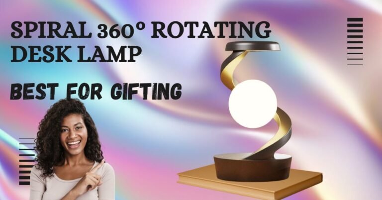 Spiral 360° Rotating Desk Lamp
