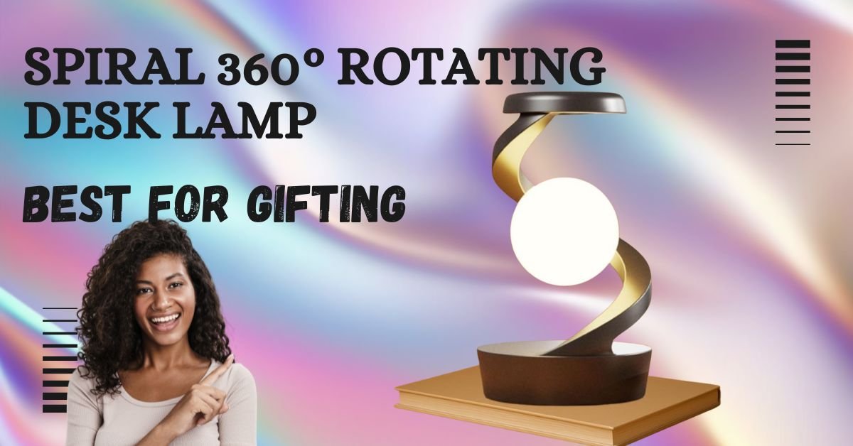 Spiral 360° Rotating Desk Lamp