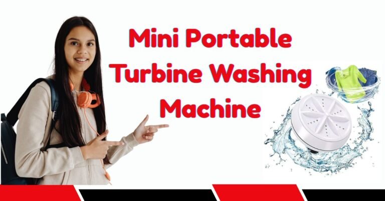 Read more about the article Mini Portable Turbine Washing Machine for hostel,Home or outdoor