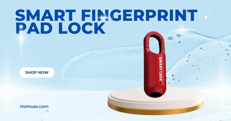 Smart fingerprint Pad lock