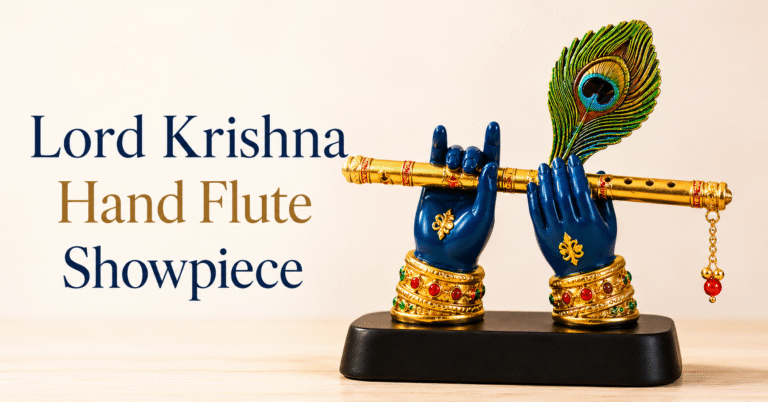 Lord Krishna Hand Flute Showpiece